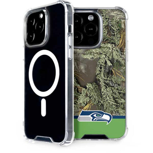 NFL Realtree Camo Seattle Seahawks iPhone 15 Pro MagSafe Case